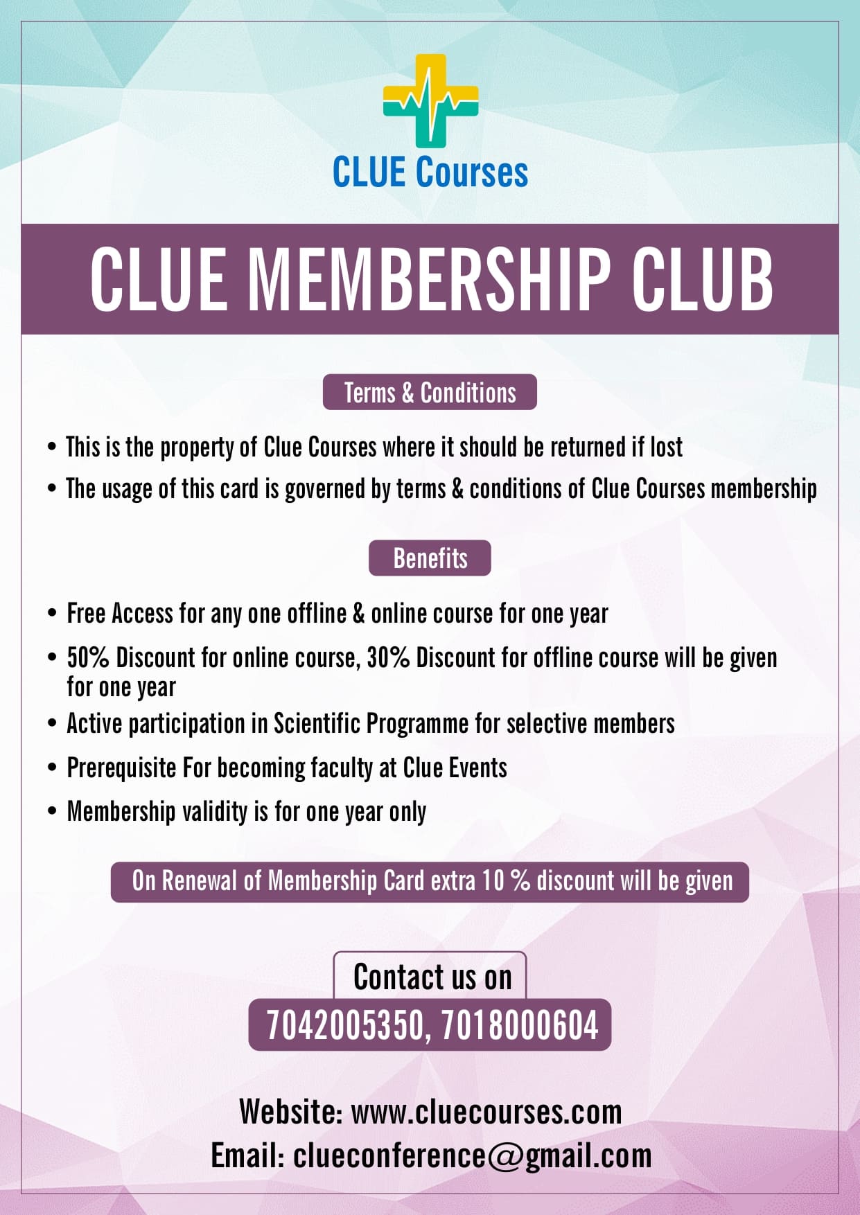 CLUE Membership Club